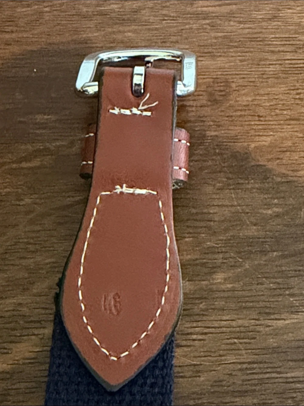 Men’s University of North Carolina Tar Heels Logo Web Belt Size 46
